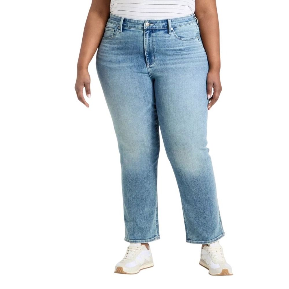 Universal Thread Women's Blue High Rise Everyday Straight Jeans Size 16R